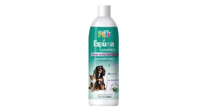 Espuma Para Baño En Seco Perros Pelo Suave Fancy Pets 300 Gr Fragancia Agradable