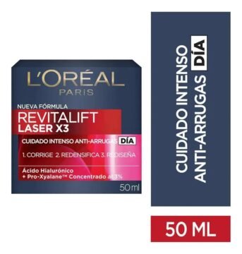Crema Facial Antiarrugas L'Oréal Revitalift Laser X3 50ml para todo tipo de piel