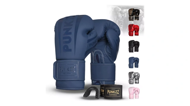 Guantes De Box Punkzz Para Kickboxing,strap Velcro, 8 - 18oz