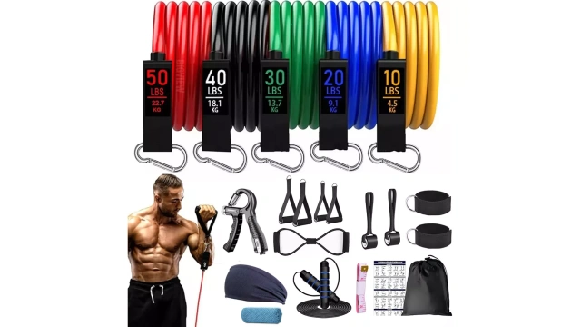 150lbs Kit De Banda De Resistencia Ligas Para Ejercicio