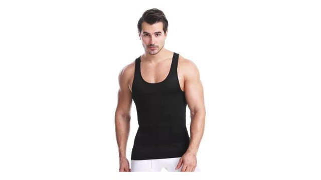 Elcoo Camiseta Faja Playera Reductora Moldeadora Hombre