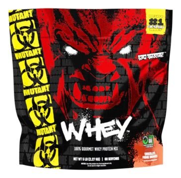 Suplemento Mutant Proteína Whey Sabor Chocolate Fudge Brownie de 2.27kg Polvo
