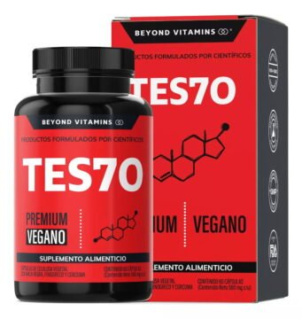 TESTO Vitaminas Para Hombres | Completo Con 10 Ingredientes | Maca Negra, Fenogreco, Creatina, Arginina, Cúrcuma (curcumina), Zinc Y Más | Precursor Natural | Testosterona - Testosterone - 60 Cápsula